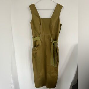 Ports 1961 Olive Green Dress